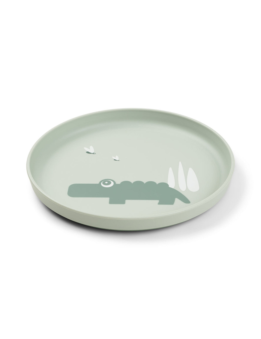 Done by Deer Talerzyk dla Dziecka Foodie Croco Green