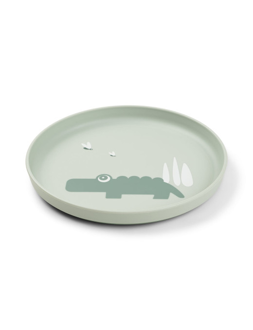 Done by Deer Talerzyk dla Dziecka Foodie Croco Green