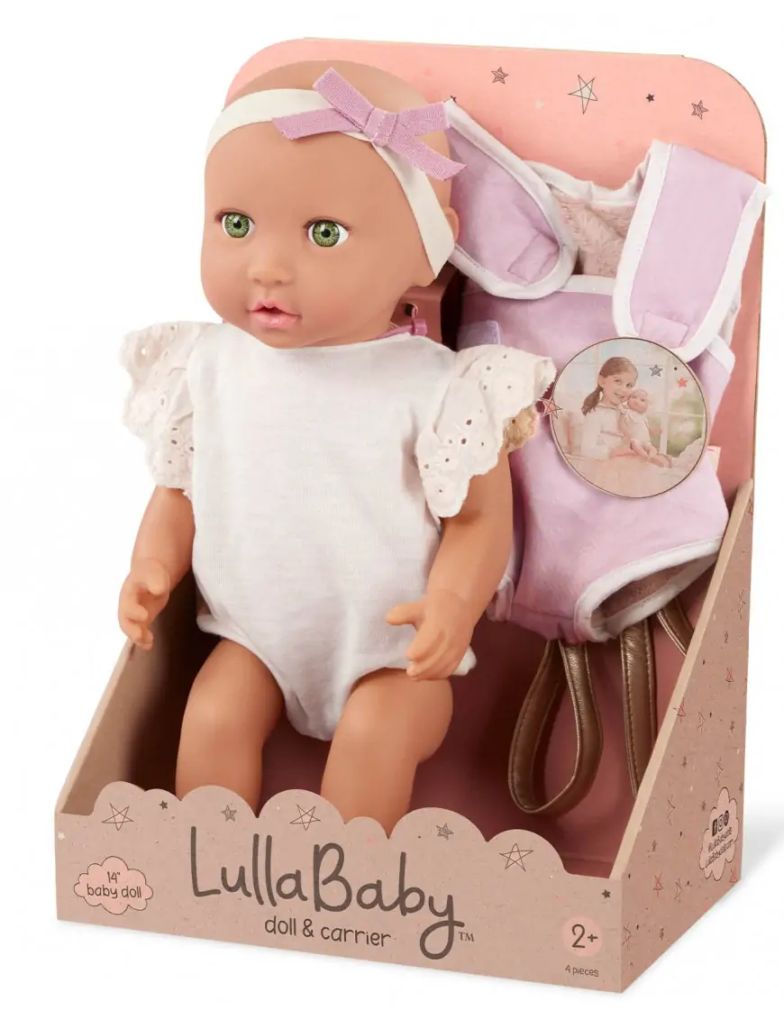 Lalka NIEMOWLĘ, z NOSIDEŁKIEM LullaBaby