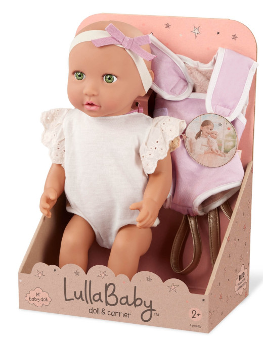 Lulla Baby Lalka NIEMOWLĘ, z NOSIDEŁKIEM