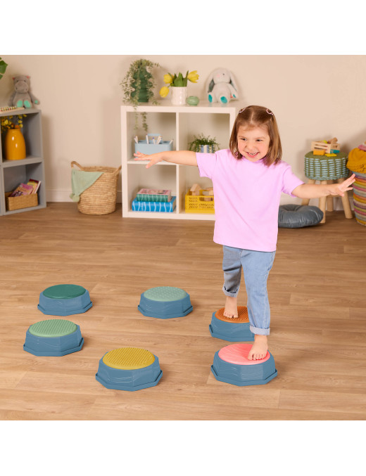Balance & Hop Stepping Stones – KAMIENIE SENSORYCZNE B. Toys