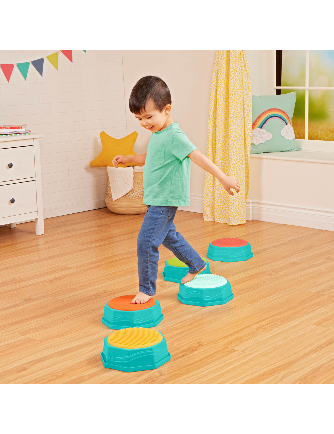 Balance & Build Set – KOMBINACYJNA ŚCIEŻKA SENSORYCZNA B. Toys