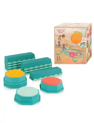 Balance & Build Set – KOMBINACYJNA ŚCIEŻKA SENSORYCZNA B. Toys