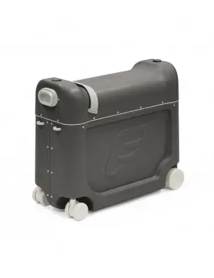 JetKids™ od Stokke® Midnight Grey dziecięca walizka na kółkach rozkładana jako łóżeczko