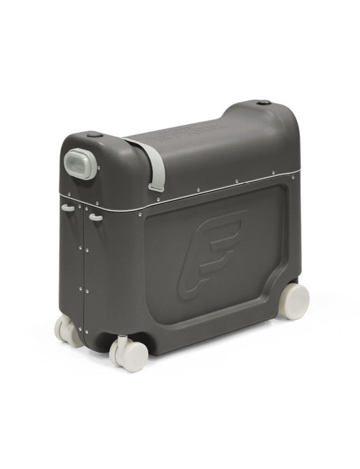 JetKids™ od Stokke® Midnight Grey dziecięca walizka na kółkach rozkładana jako łóżeczko