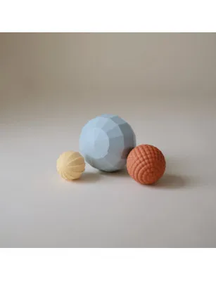 Kule Sensoryczne Nesting Spheres Blush - Mushie