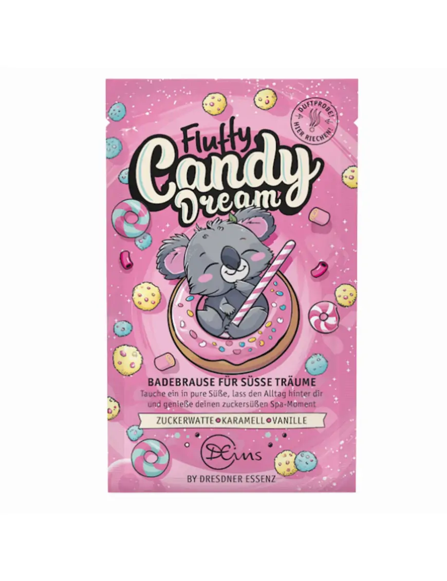 Fluffy candy dream - cukierkowa pianka do kąpieli 60g - deins - Dresdner Essenz