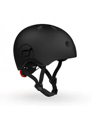SCOOTANDRIDE Kask S-M dla dzieci 3+ lat Black