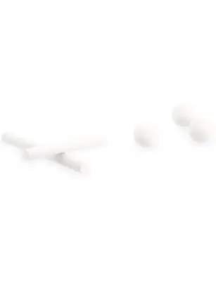 Janod Gra zręcznościowa drewniana Mini hokej Applepop 3+