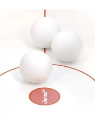 Janod Gra zręcznościowa drewniana Mini hokej Applepop 3+
