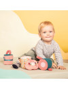 Lilliputiens Wałek dźwiękowy 4-elementowy Kotka Jeanne 6 m+ Lilliputiens Wałek dźwiękowy 4-elementowy Kotka Jeanne 6 m+