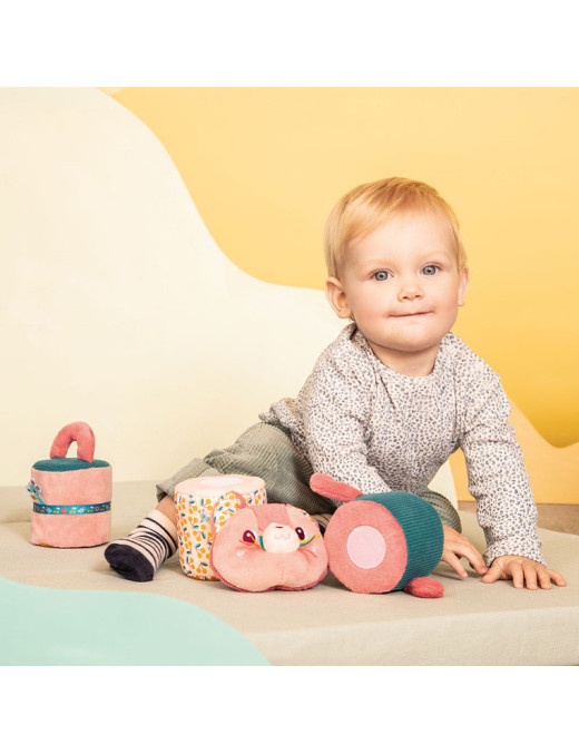 Lilliputiens Wałek dźwiękowy 4-elementowy Kotka Jeanne 6 m+