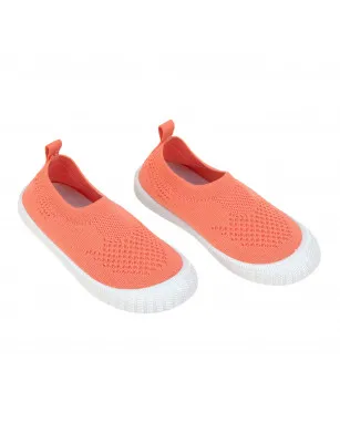 Lassig Ultrawygodne elastyczne trampki dziecięce z antypoślizgową podeszwą Splash & Fun Coral