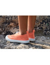 Lassig Ultrawygodne elastyczne trampki dziecięce z antypoślizgową podeszwą Splash & Fun Coral