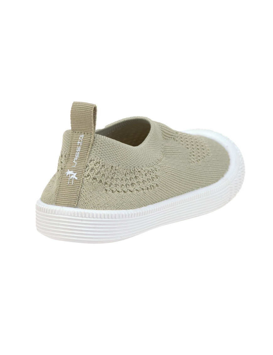 Lassig Ultrawygodne elastyczne trampki dziecięce z antypoślizgową podeszwą Splash & Fun Khaki Lassig Ultrawygodne elastyczne trampki dziecięce z antypoślizgową podeszwą Splash & Fun Khaki