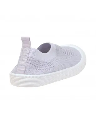 Lassig Ultrawygodne elastyczne trampki dziecięce z antypoślizgową podeszwą Splash & Fun Lilac