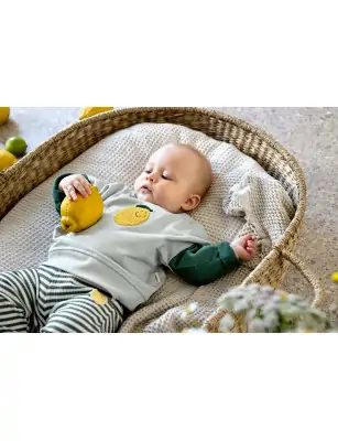 Lassig Bluza z bawełny organicznej GOTS Lemon