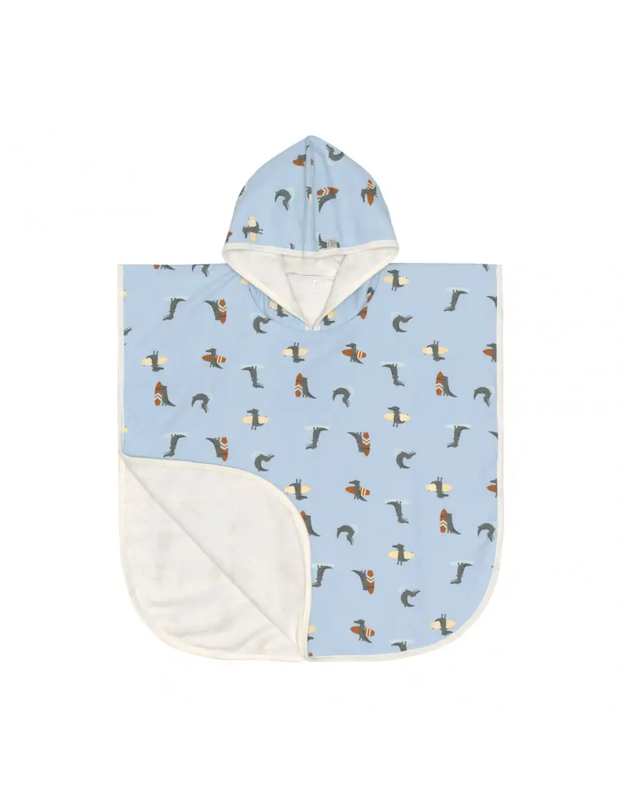 Lassig Poncho dla dzieci z filtrem UV80 Splash & Fun Crocodile