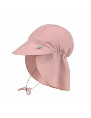 Lassig Czapka z filtrem UV80 z daszkiem i osłoną karku Splash & Fun Peach