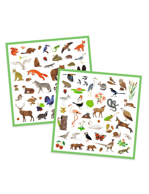 Naklejki FAUNA 160 szt., Djeco