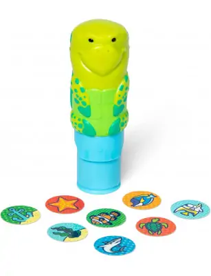 Sticker WOW! stempelki z naklejkami żółw, Melissa & Doug