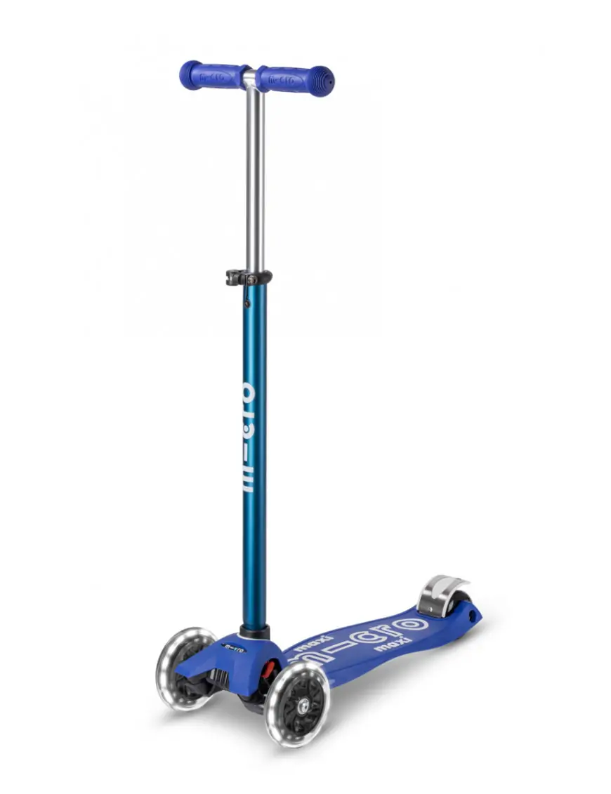Hulajnoga dla dzieci Maxi Micro Deluxe LED Blue/White