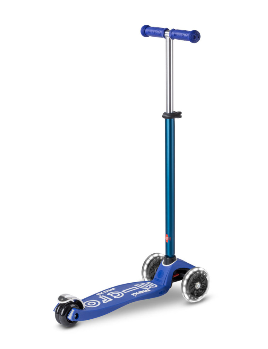 Hulajnoga dla dzieci Maxi Micro Deluxe LED Blue/White