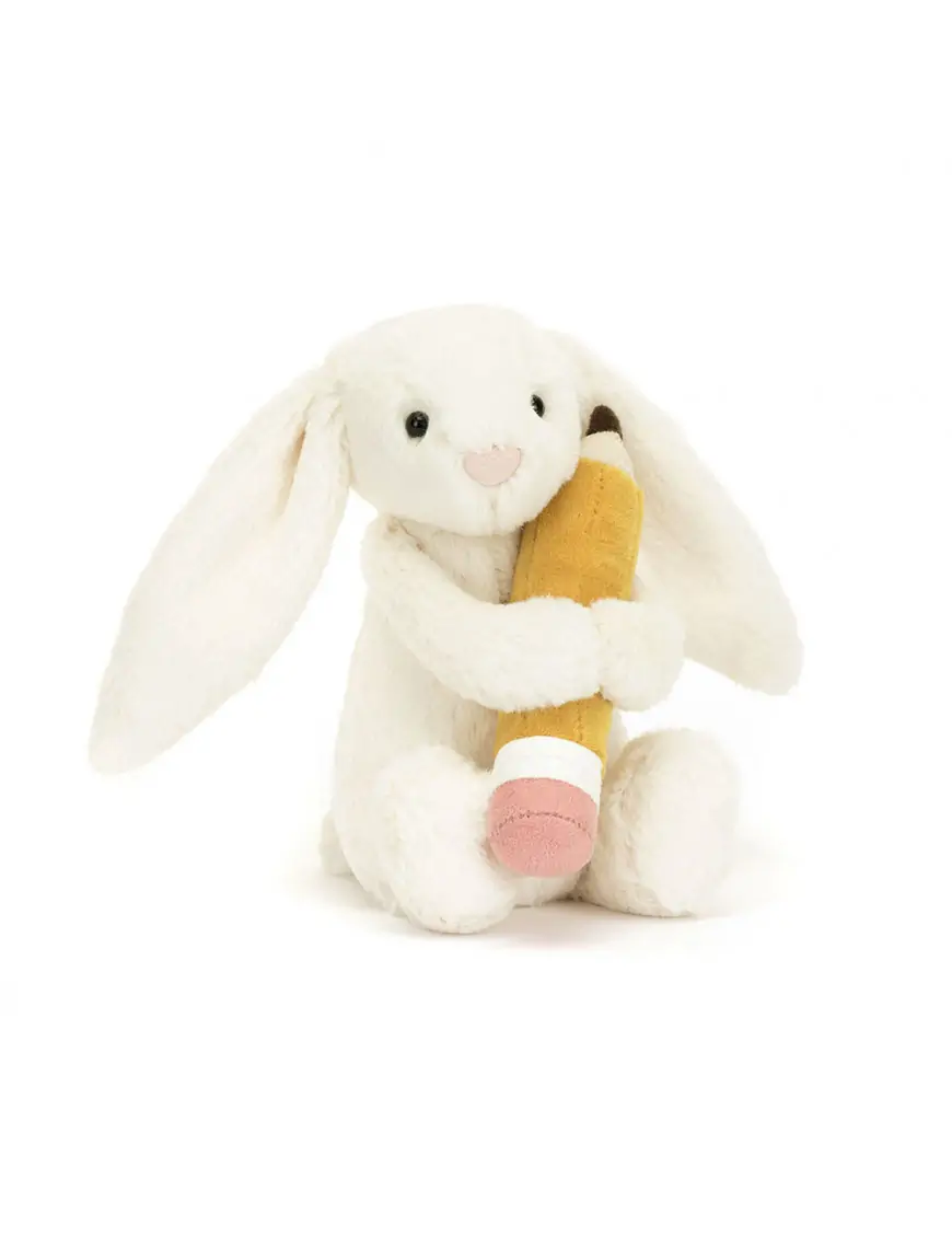 Wesoły Króliczek z Ołówkiem 18 cm Jellycat