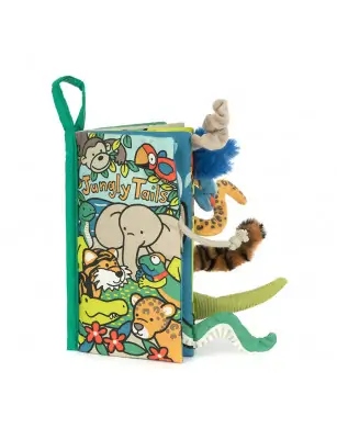 „Jungly Tails” Książeczka Sensoryczna dla Dzieci Jellycat