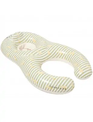 Pływający fotelik dla niemowląt EU Duck Sage Stripe Sunnylife