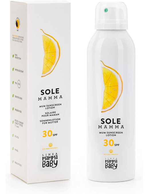 Linea MammaBaby - Balsam z filtrem przec iwsłonecznym SPF 30 Eco Reef Mama, 150ml