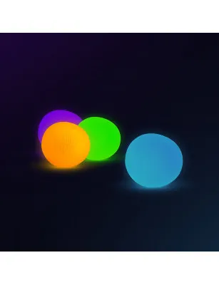 Sensoryczny gniotek Schylling - Glow in the Dark Needoh pomarańczowy