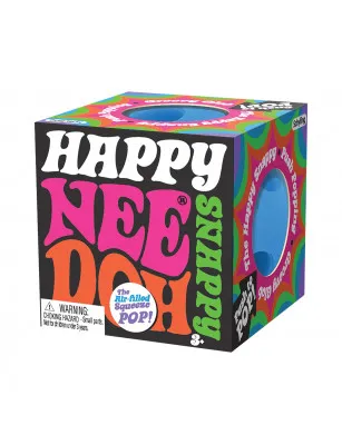 Gniotek sensoryczny, antystresowy HAPPY SNAPPY Needoh niebieski , Schylling