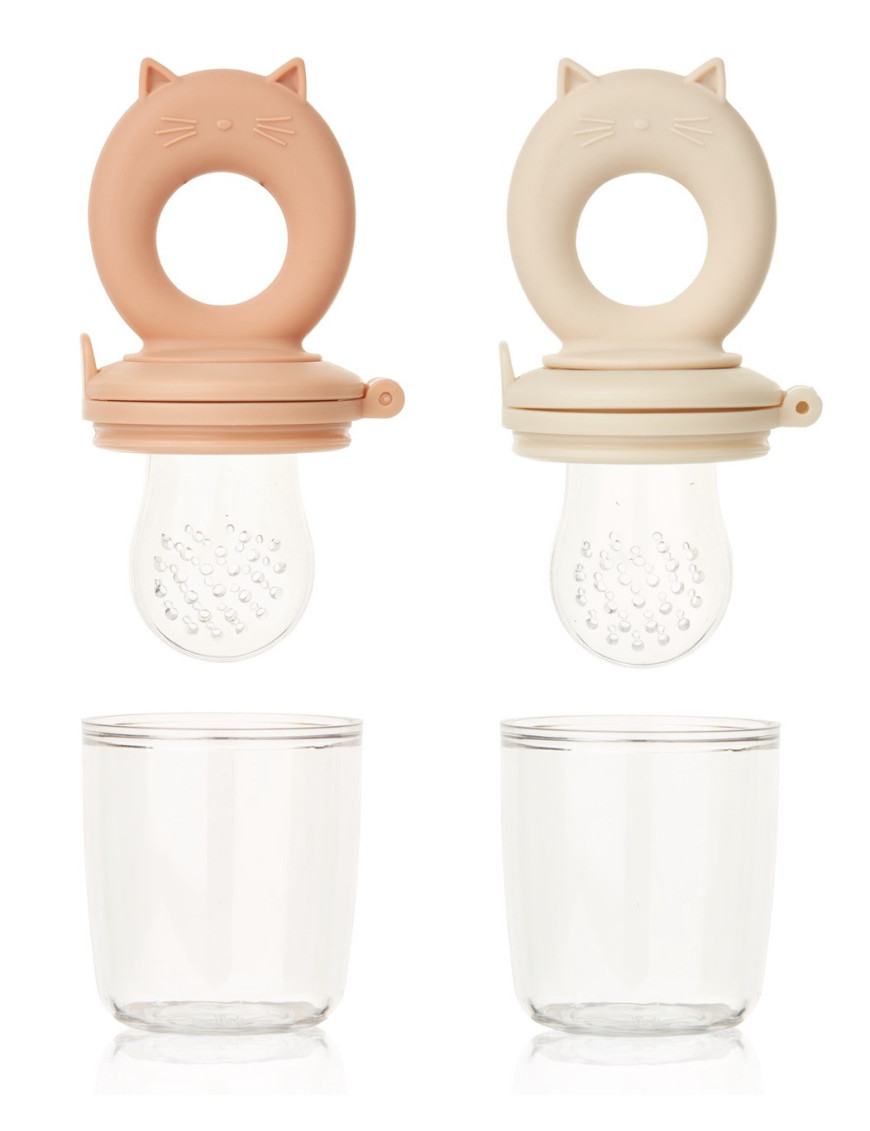 LIEWOOD gryzak do podawania owoców 2-pack Tuscany rose