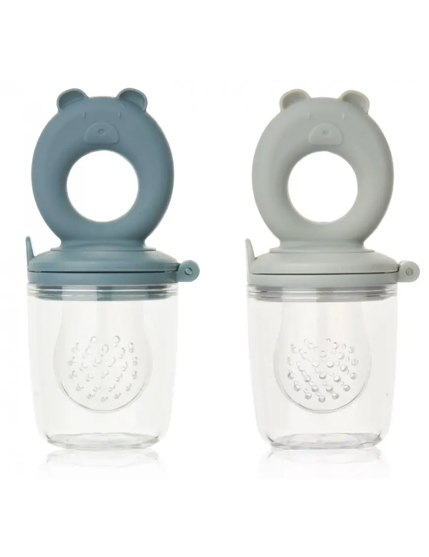 LIEWOOD gryzak do podawania owoców 2-pack Whale blue