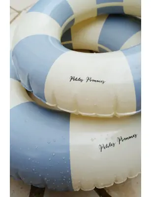 Dmuchane koło do pływania 60 cm Nordic Blue Petit Pommes