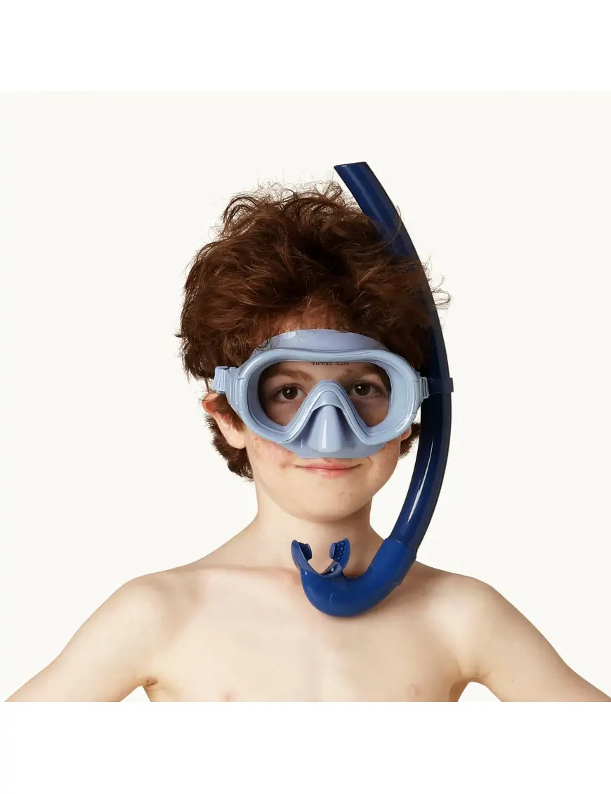 Zestaw do snorkeling dla dzieci NORDIC & CANNES BLUE Petit Pommes