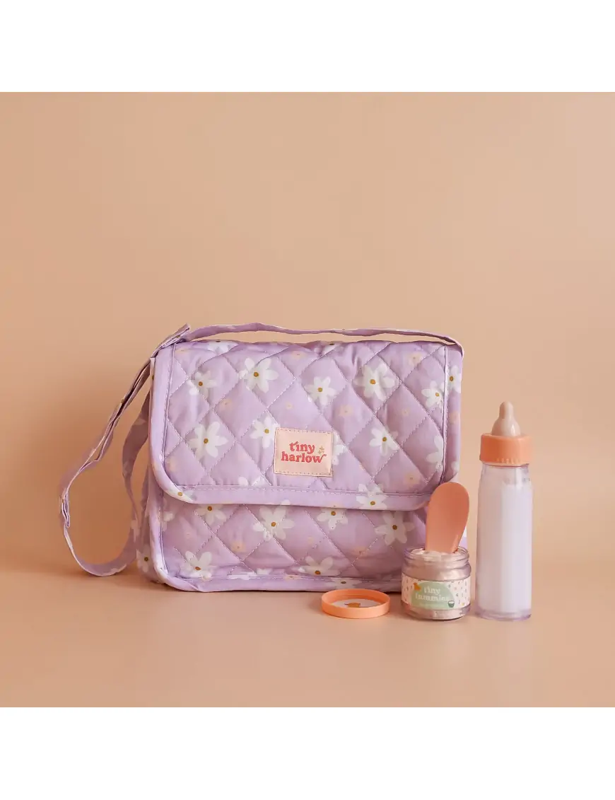 Tiny Harlow Torba z akcesoriami dla lalek Lilac Daisy