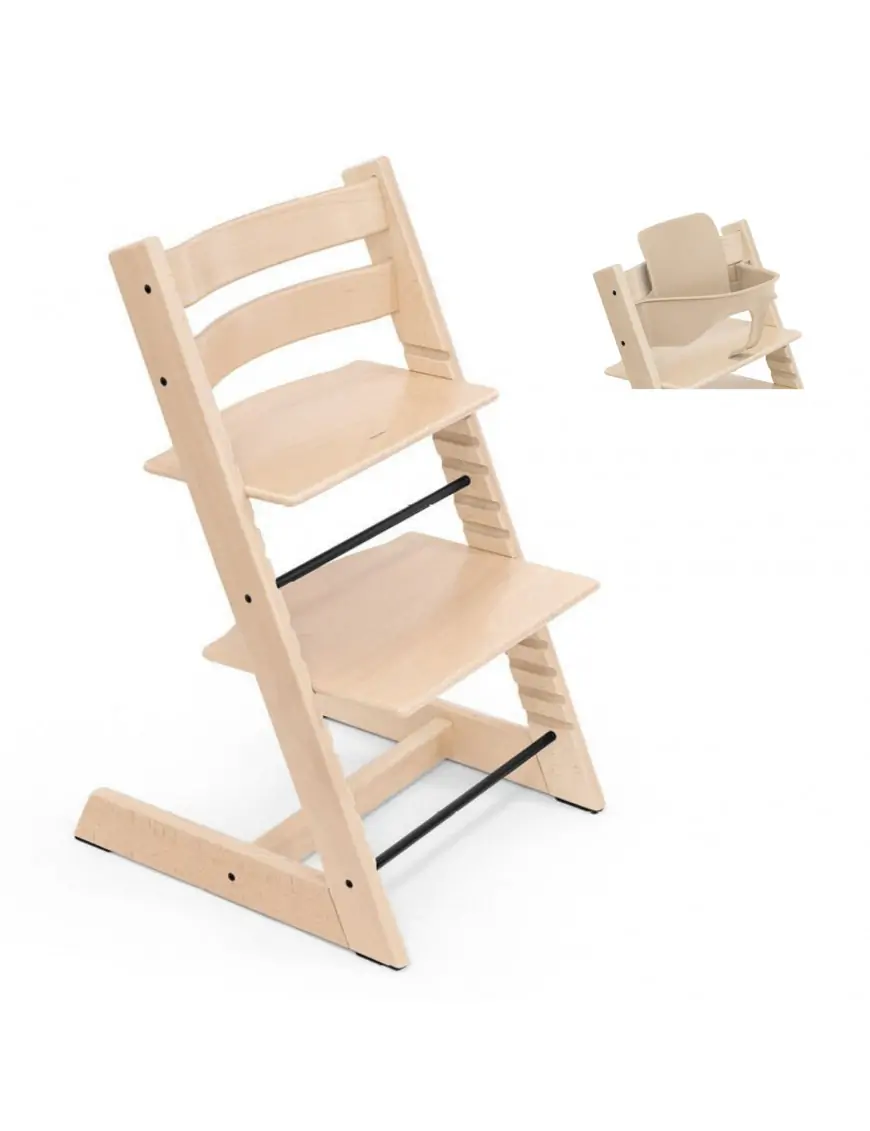 Krzesełko Stokke TRIPP TRAPP 2w1 w zestawie z Baby Set