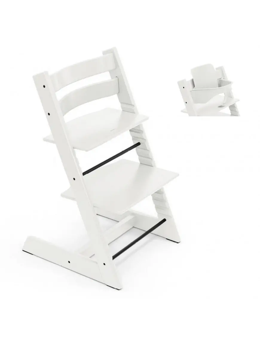Krzesełko Stokke TRIPP TRAPP 2w1 w zestawie z Baby Set