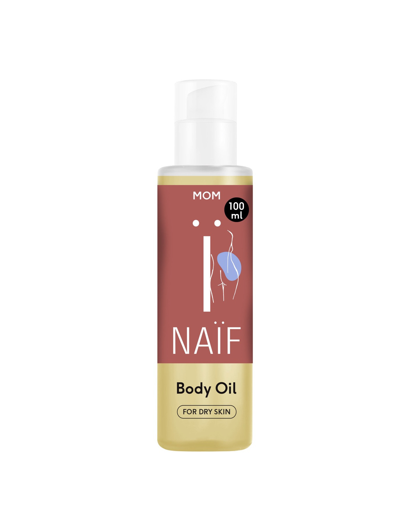 Naïf - Naturalny olejek do ciała przeciw rozstępom, 100 ml Naïf - Naturalny olejek do ciała przeciw rozstępom, 100 ml