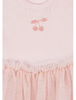 Konges Slojd, Kostium księżniczki z koroną i różdżką Cloud pink