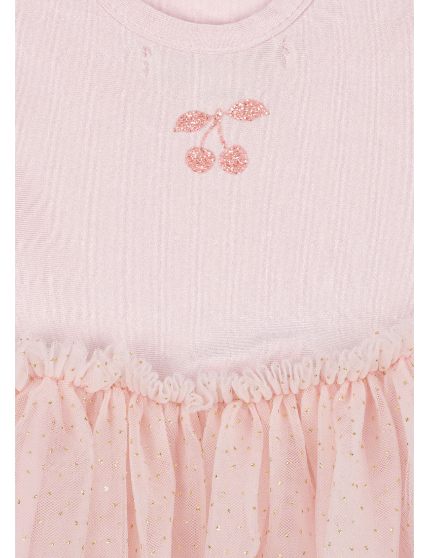 Konges Slojd, Kostium księżniczki z koroną i różdżką Cloud pink