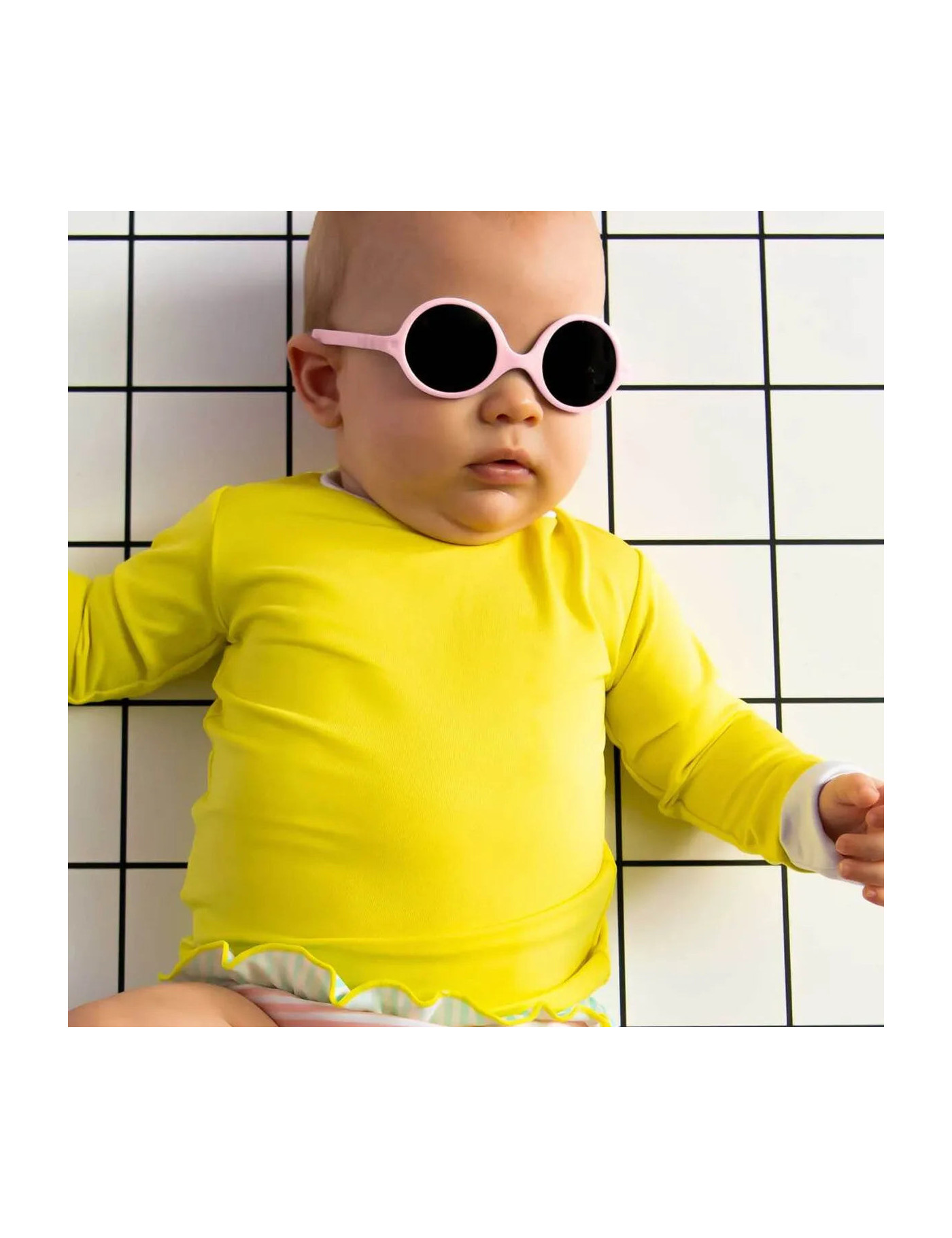 KiETLA, Okulary przeciwsłoneczne Diabola, 0-1, Blush