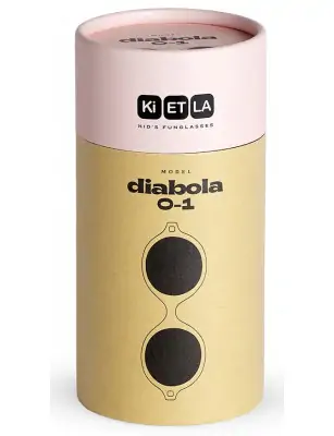 KiETLA, Okulary przeciwsłoneczne Diabola, 0-1, Blush