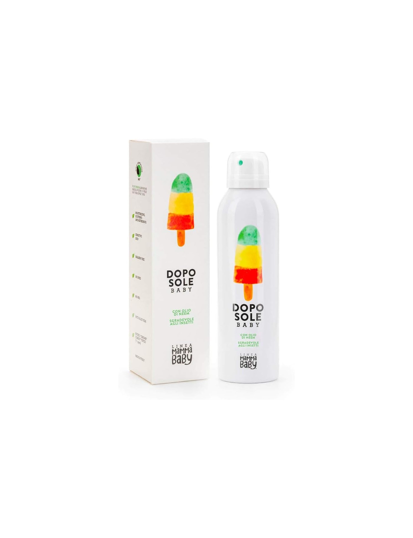 Linea Mamma, Spray po opalaniu z olejkiem Baby 150ml Giovannino Linea Mamma, Spray po opalaniu z olejkiem Baby 150ml Giovannino