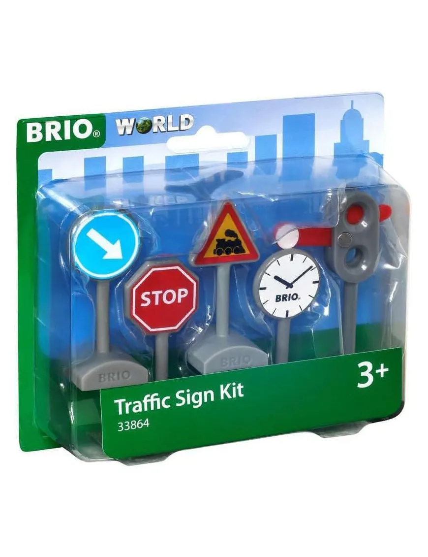BRIO World Zestaw Znaków Drogowych.