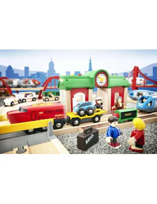 BRIO World Stacja kolejowa z nagrywarką.