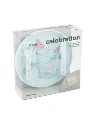 Done by Deer Zestaw Obiadowy Foodie Celebration Blue