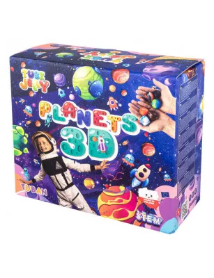 Zestaw do tworzenia żelowych planet i gwiazd TUBI JELLY– Planets, TUBAN